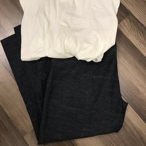 Navy / grey marissa pants